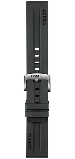 Paski i części Pasek Gumowy Tissot Szary 22mm Supersport T603047710