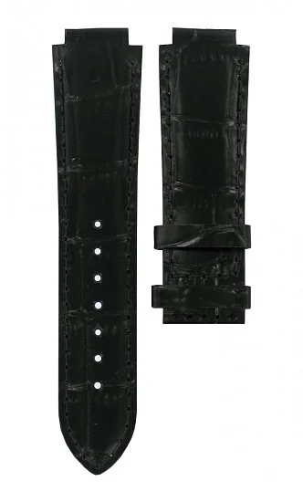 Paski i części Pasek Skórzany Tissot Czarny 14mm TXL Lady T610031319