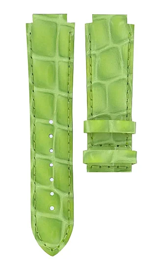 Paski i części Pasek Skórzany Tissot Zielony 14mm TXL Lady T610031371