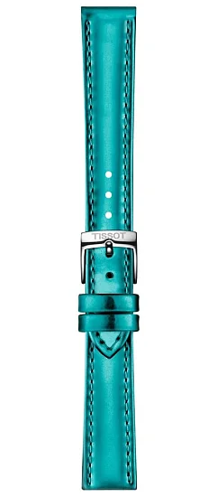 Paski i części Pasek Syntetyczny Tissot Turkusowy 16mm Everytime Lady T604048131