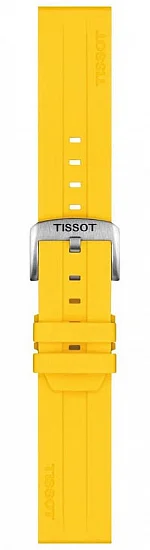 Paski i części Pasek Tissot Żółty Gumowy 22mm T852050993