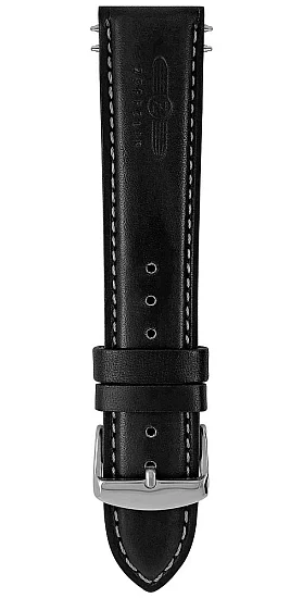 Paski i części Pasek Zeppelin Czarny 22mm ZE-9LZ200113CA2220