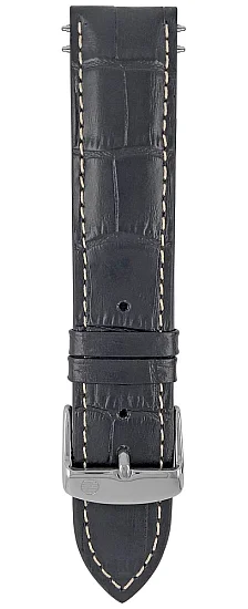 Paski i części Pasek Zeppelin Czarny 22mm ZE-9L322617013CN2220