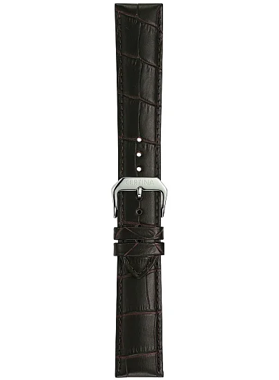 Paski i części Pasek Skórzany Certina Brązowy 20mm DS Caimano Gent Precidrive C600021032