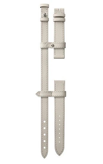 Paski i części Pasek Skórzany Longines YVY Beżowy 15mm Dolcevita Lady L682167252