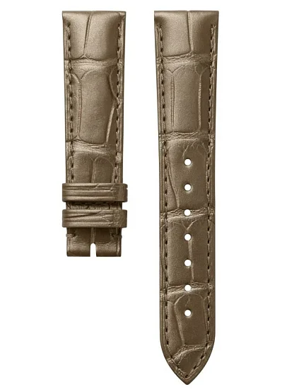 Paski i części Pasek Skórzany Longines Aligator Beżowy 18mm Master Collection L682164446