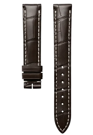 Paski i części Pasek Skórzany Longines Aligator Brązowy 15mm Master Collection Lady L682135761