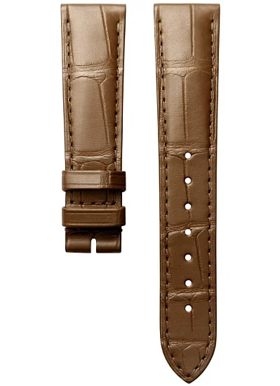 Paski i części Pasek Skórzany Longines Aligator Brązowy 18mm Master Collection Lady L682171534