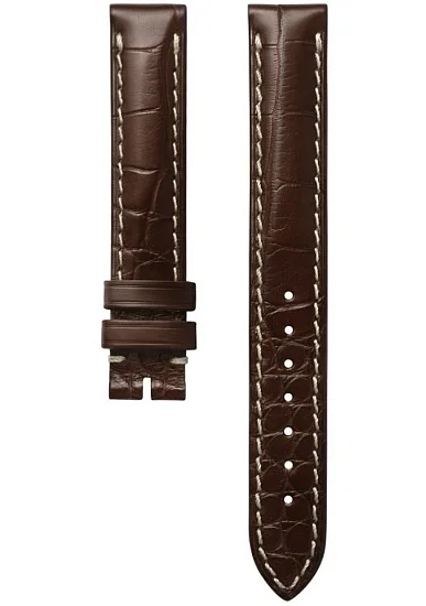 Paski i części Pasek Skórzany Longines Aligator Brązowy XS 14mm Evidenza Lady L682111940