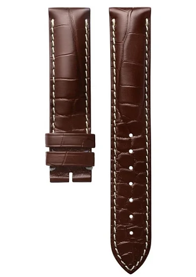 Paski i części Pasek Skórzany Longines Aligator Brązowy XS 18mm Evidenza L682113299