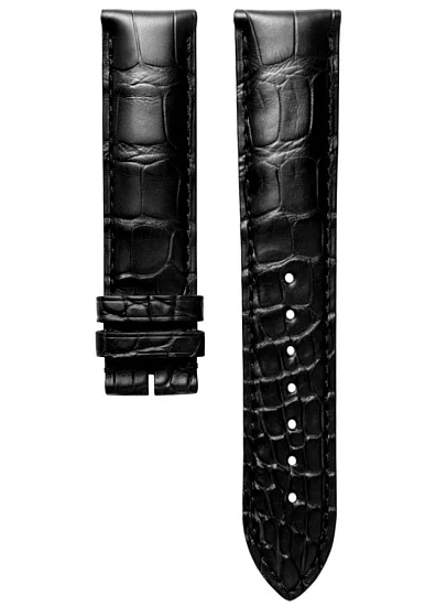 Paski i części Pasek Skórzany Longines Aligator Czarny XL 21mm Dolcevita Automatic L682157295