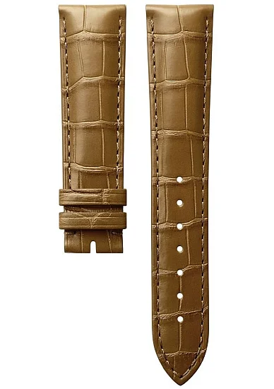 Paski i części Pasek Skórzany Longines Aligator Jasnobrązowy XL 21mm Dolcevita Automatic L682164476