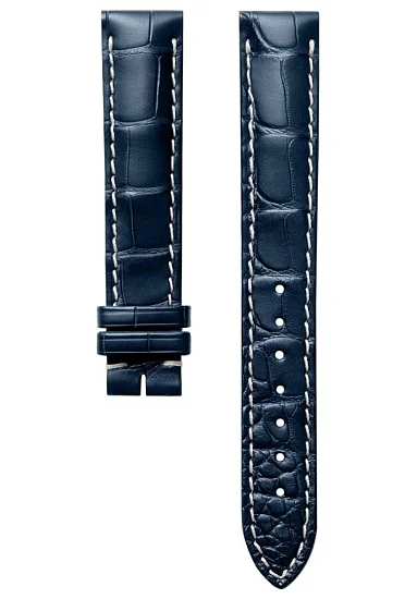 Paski i części Pasek Skórzany Longines Aligator Niebieski XS 15mm Master Collection L682153048