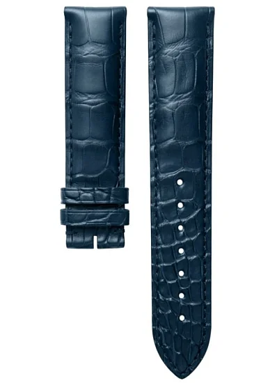 Paski i części Pasek Skórzany Longines Aligator Niebieski XS 21mm Dolcevita Automatic L682157298