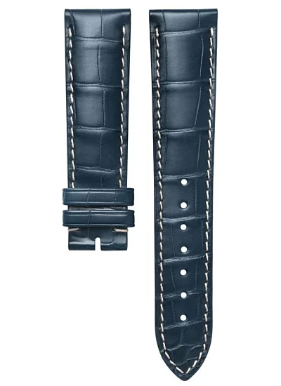 Paski i części Pasek Skórzany Longines Aligator Niebieski XS 21mm Master Collection L682153046