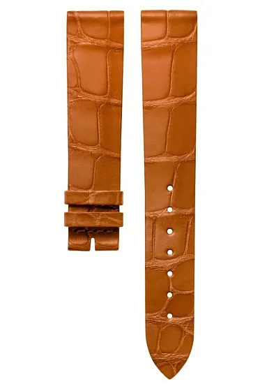 Paski i części Pasek Skórzany Longines Aligator Pomarańczowy 16mm La Grande Classique L682167132