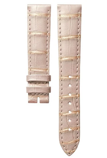 Paski i części Pasek Skórzany Longines Aligator Różowy XL 16mm Mini Dolcevita L682170883