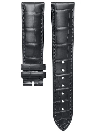 Paski i części Pasek Skórzany Longines Aligator Szary 20mm Master Collection L682169644