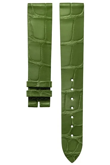 Paski i części Pasek Skórzany Longines Aligator Zielony 16mm La Grande Classique L682167133