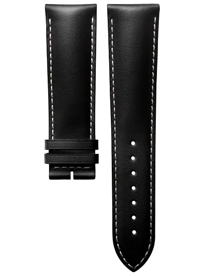 Paski i części Pasek Skórzany Longines Czarny XL 22mm Conquest L682150255