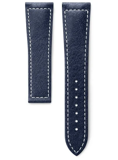 Paski i części Pasek Skórzany Longines Niebieski 21mm Spirit Zulu Time 39 L682169354