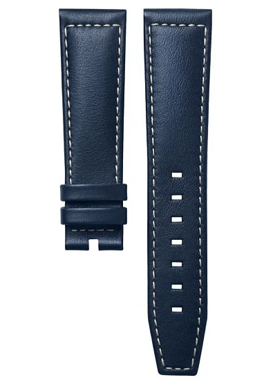 Paski i części Pasek Skórzany Longines Niebieski XL 21mm Spirit L682160148