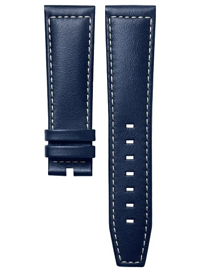 Paski i części Pasek Skórzany Longines Niebieski XS 22mm Spirit 42 L682160251
