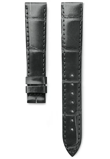 Paski i części Pasek Skórzany Longines Szary XS 15mm Dolcevita Lady L682167693