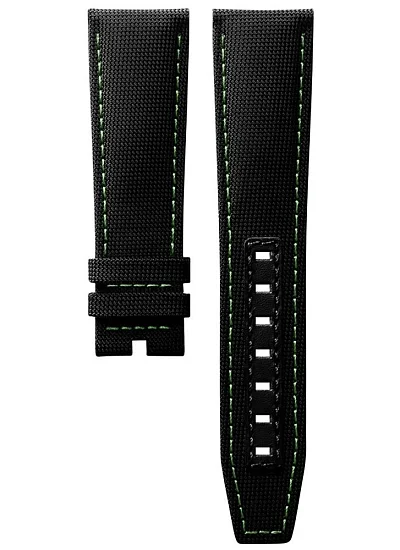 Paski i części Pasek Materiałowy Longines Czarny XS 22mm Spirit 42 L682166409