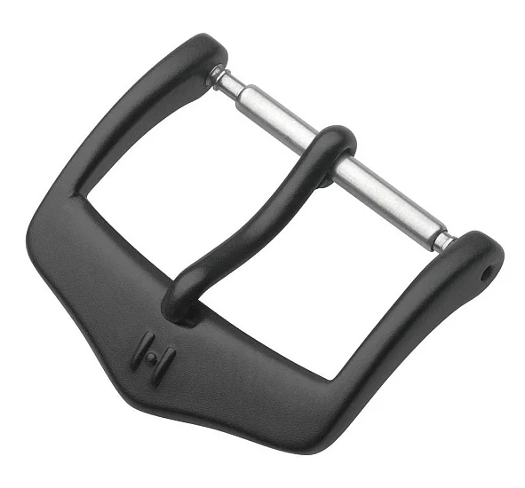Paski i części Zapięcie Klamra Hirsch Classic Czarna 18mm BC1002-5-18