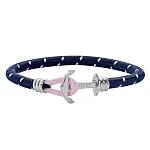 Zdjęcie Paul Hewitt Bransoletka Phreps Lite Rozmiar M Silver Nylon Navy Blue White Light Pink PH002250