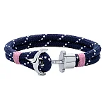 Zdjęcie Paul Hewitt Bransoletka Phreps Rozmiar S Silver Nylon Navy Blue White Light Pink PH002308