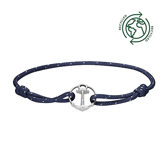 Paul Hewitt Bransoletka Re/Brace Rozmiar L/XL Silver Navy Blue PH002175