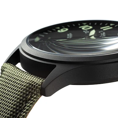 Paul Hewitt Captains Field Green Leather Strap PH-W-2040