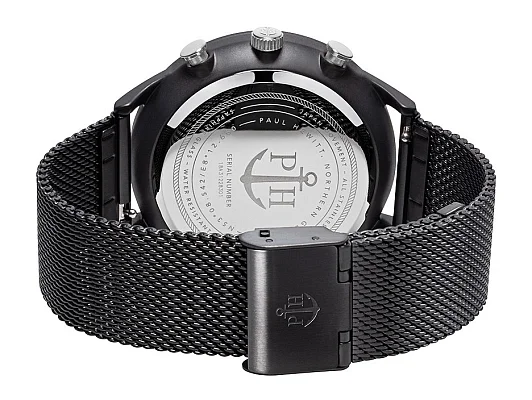 Paul Hewitt Chrono Line Black Sunray Black/Steel Black Mesh PH-C-B-BSS-5M