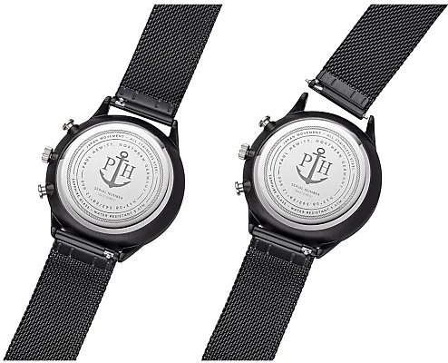 Paul Hewitt Chrono Line Black Sunray Black/Steel Black Mesh PH-C-B-BSS-5M