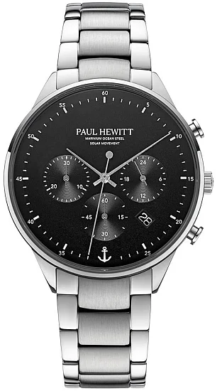 Paul Hewitt Chrono Line Solar Black Dial PH-W-0301