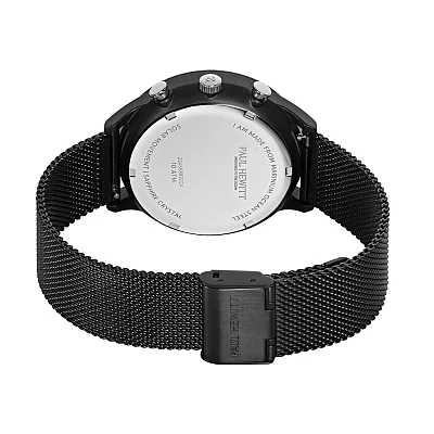 Paul Hewitt Chrono Line Solar White Dial Black Mesh PH-W-0300