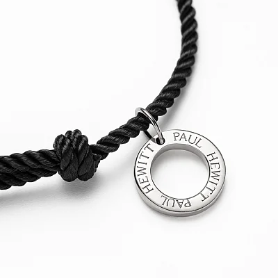 Paul Hewitt Lagoona Black Dial Silver Mesh Black Bracelet Set PH004207