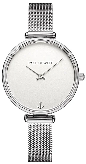 Paul Hewitt Lagoona White Dial Silver Mesh PH-LA-S-W-45S