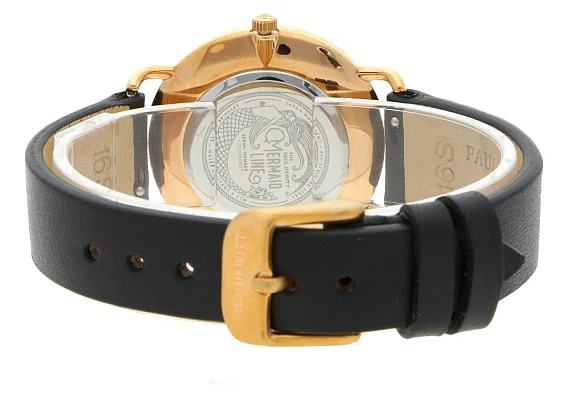 Paul Hewitt Miss Ocean Line Rose Gold Marble Leather Black PH-M-R-M-32S