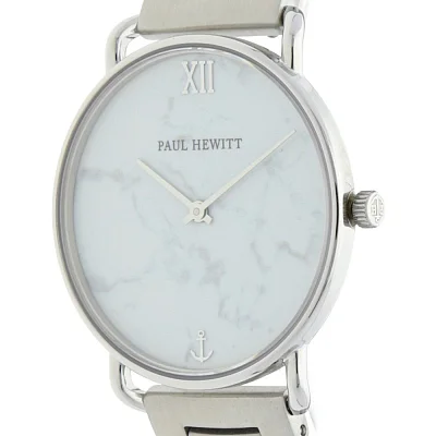 Paul Hewitt Miss Ocean Line Silver Marble Steel Metal PH-M-S-M-33S
