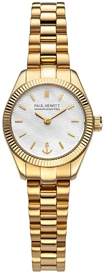 Paul Hewitt Petit Soleil Round Dial Gold Bracelet PH-W-1180