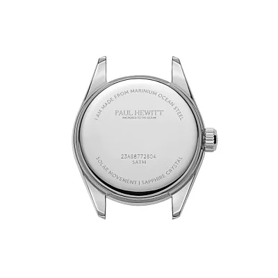 Paul Hewitt Petit Soleil Solar Black Dial Silver Bracelet PH-W-1183