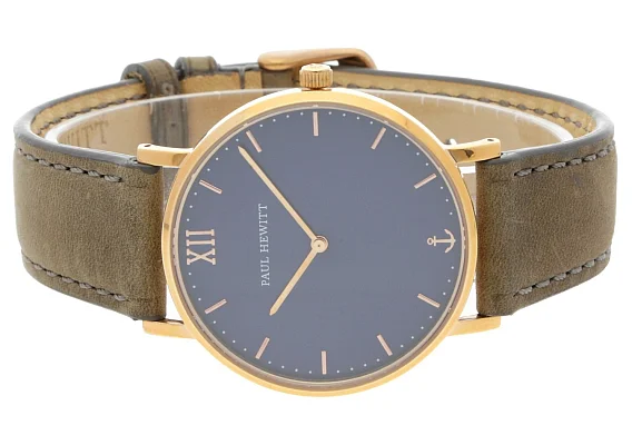 Paul Hewitt Sailor Line Rose Blue Lagoon Leather Grey PH-SA-R-ST-B-13M