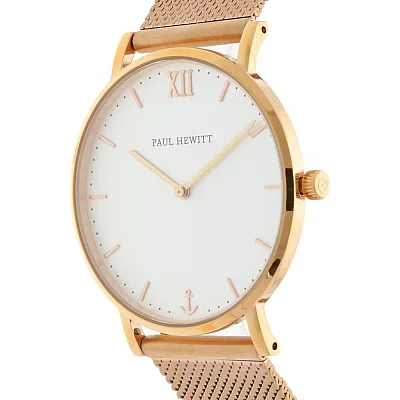Paul Hewitt Sailor Line Rose White Sand Mesh Rose PH-SA-R-ST-W-4M