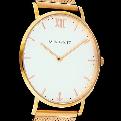 Paul Hewitt Sailor Line Rose White Sand Mesh Rose PH-SA-R-ST-W-4M