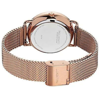Paul Hewitt Sailor Line Solar White Dial Rose Gold Mesh PH-W-0320