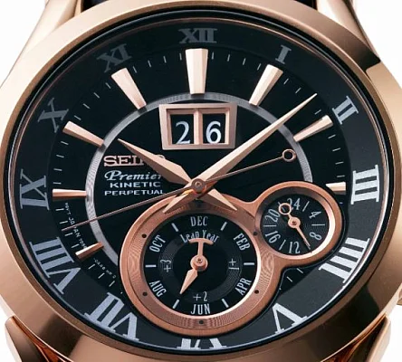 Seiko Premier Kinetic Perpetual Calendar Novak Djokovic SNP126P1