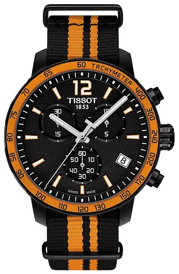 Tissot Quickster Chrono Black PVD NATO T0954173705700